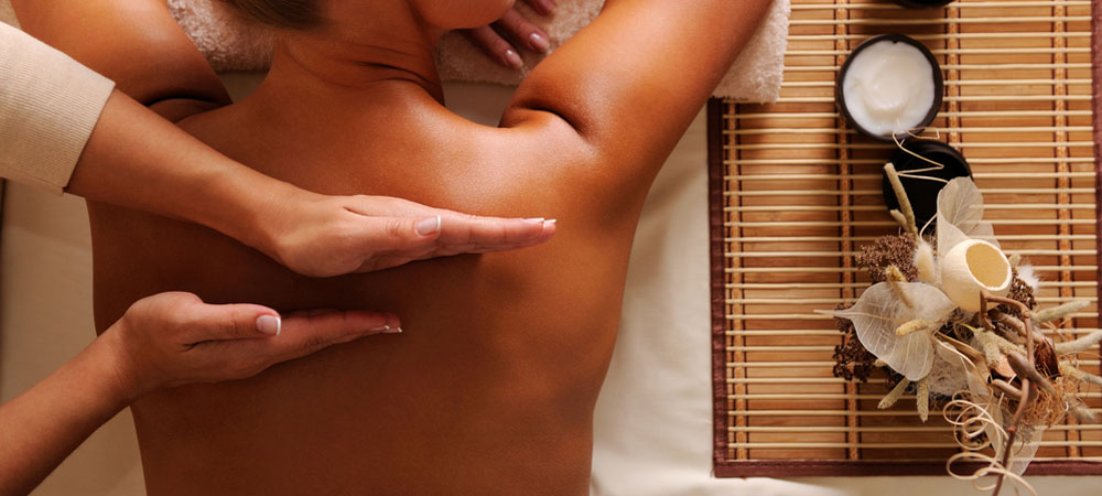 Massage therapy session